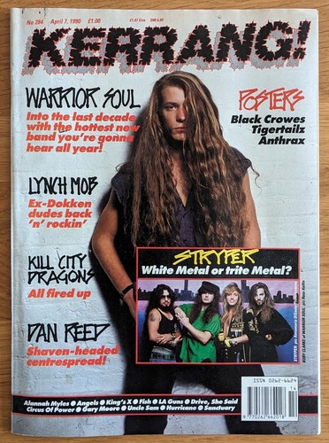 Warrior soul kerrang issue - warrior, kerrang!