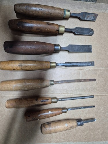 Set antique chisels - antique,