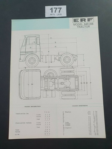 Erf model 64r - model, 64r.205