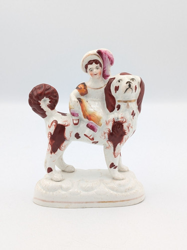Victorian staffordshire dog - victorian,
