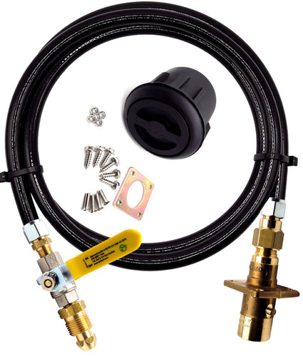 Lpg gas bottle adaptor - gas, kit