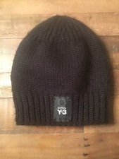 Y-3 ADIDAS YOHJI YAMAMOTO CLASSIC KNITTED WOOL BEANIE RRP £139 OSFA