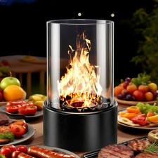 Fireplace Glass Burning LED
