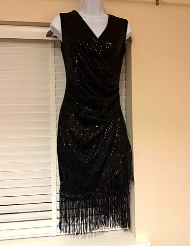 Babeyond black sequin fringe - babeyond,
