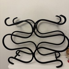 6 Bottle Vintage Wrought Iron