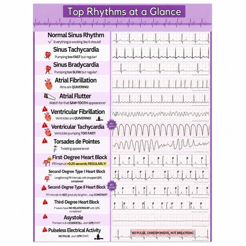 Ecg ekg heart - ecg, rhythms