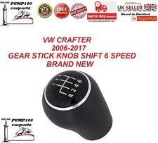 GEAR SHIFT KNOB FOR VW CRAFTER 2006-2017 6 SPEED STICK SHIFT LEVER MANUAL NEW