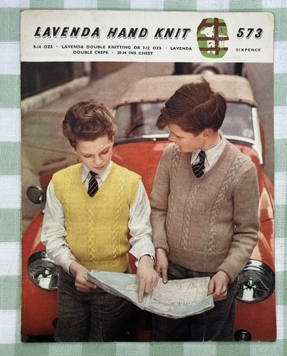 Vintage knitting pattern - knitting,