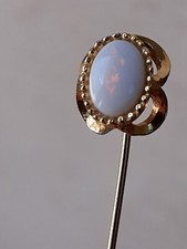Vintage White Opal Stick Pin