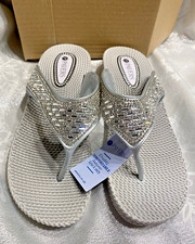 Boxed Pavers Slip-on Silver