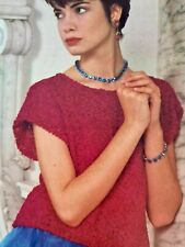 1980s Boucle Ribbon Yarn Boat