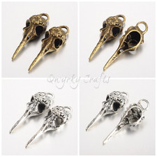 BIRD SKULL Charms Tibetan