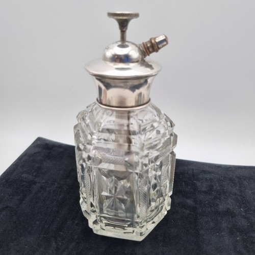 Cut glass perfume - perfume, atomizer