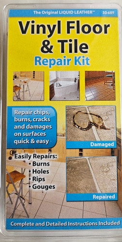 Tile and vinyl floor - vinyl, repair