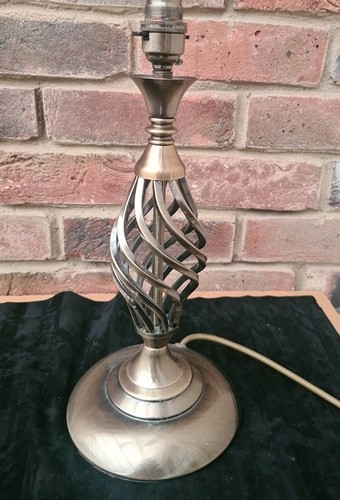 Antique brass table lamp - brass,