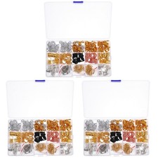 3 Boxes of Braided Hair Rings