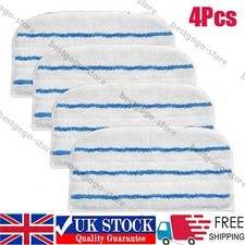 4 Pack For Beldray BEL01097 Microfibre steam detergent mop rectangular pads