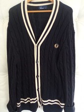 Fred Perry Knit Longline Navy