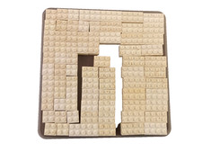 Lego bricks-cream/0ff white -