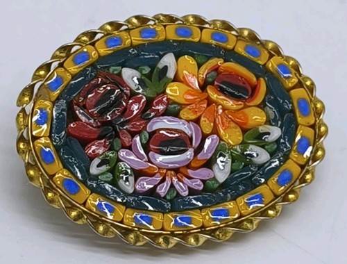 Vintage italian micro mosaic - vintage,