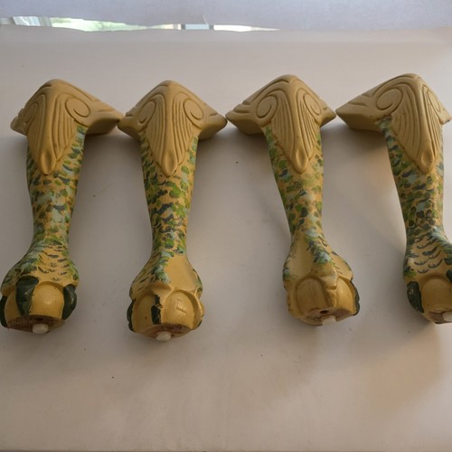 Salvage wood ball - wood, feet
