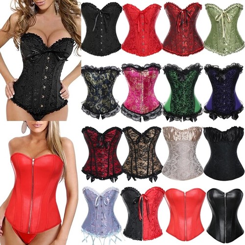 Ladies lace corset overbust - lace, up