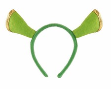 Green Ogre Shrek Fiona Ears on