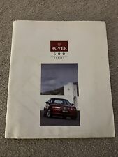 Rover 600 Series Car Sales Brochure 1994 Uk Market Saloon Large 45 Pages