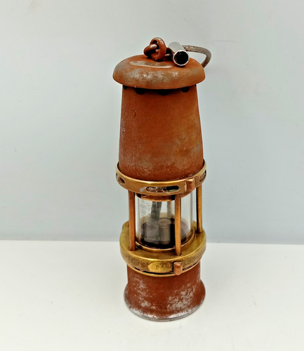 Baby wolf miners lamp - baby, vintage