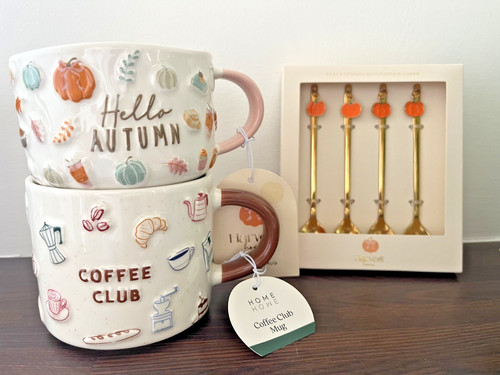 New set mugs coffee - new, b&m