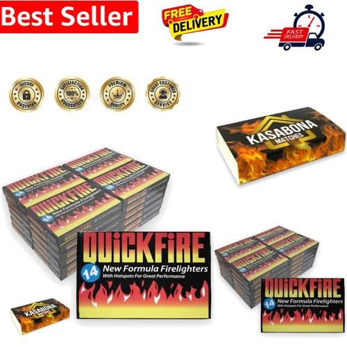 Quickfire firelighters bulk - firelighters,