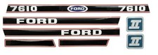 Ford 7610 Tractor Decal Set Force II Excellent Quality