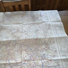 Vintage Map 1984 SCARCE Power