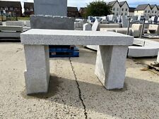 Stunning Solid Granite Stone Table Seat Bench Feature Piece