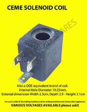 Ceme solenoid coil in various