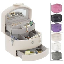 New 3 Drawer Faux Leather