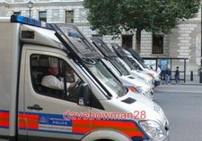 PHOTO  POLICE RIOT VEHICLES