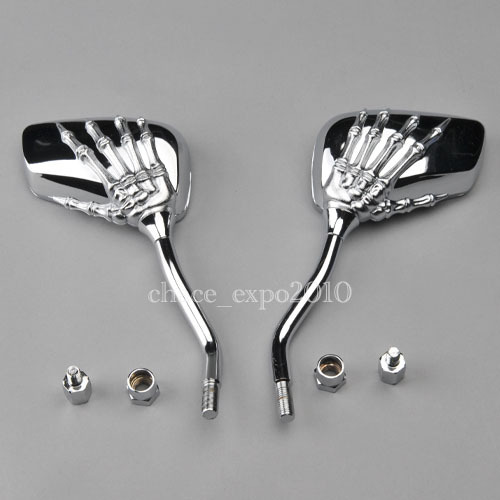 Chrome motorcycle chopper - chrome,