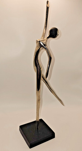 Abstract dancing figure - figure, metal