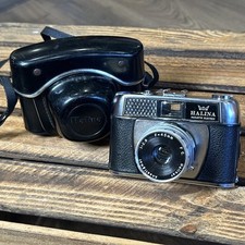 VINTAGE FILM CAMERA 35 mm HALINA PAULETTE -HALINAR LENS 1:2.8 f=45mm + Case