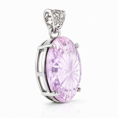 Pink sapphire pendant - sapphire,
