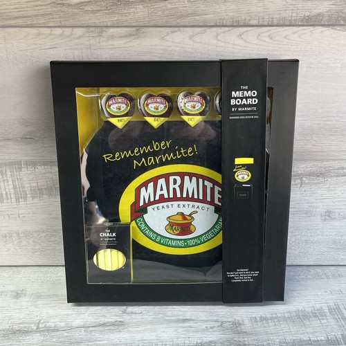 Marmite memo board - board, jar
