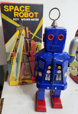 BLUE Space Robot Tin Windup