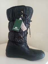 Lacoste Tuileire FP SPW Ladies Boots. Black .Size UK 5 NWT.