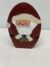 Wooden Folk Art Santa Claus