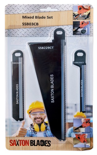 Saxton 3pc saw blade set - saxton,
