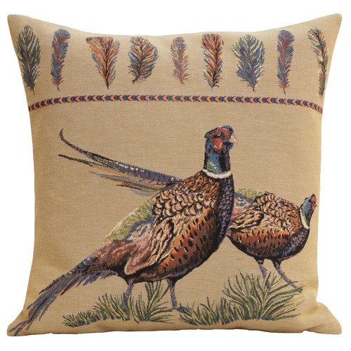 Elegant pheasants facing right - facing,