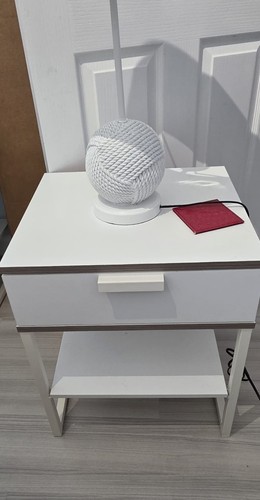 White ikea bedside cabinet - ikea,