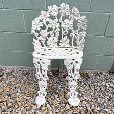 Antique White Cast Iron Garden