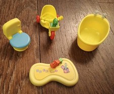 Lot peppa pig doll house - doll,